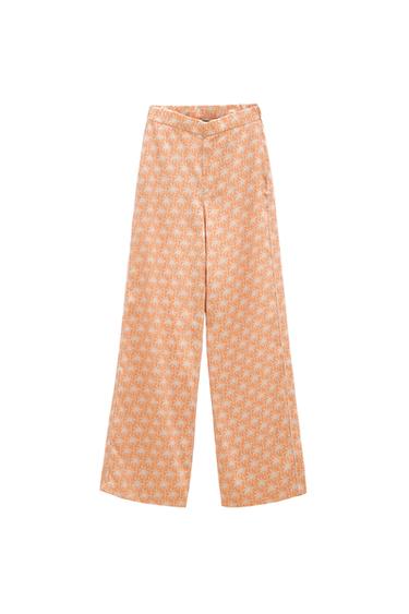 PRINTED PYJAMA-STYLE TROUSERS