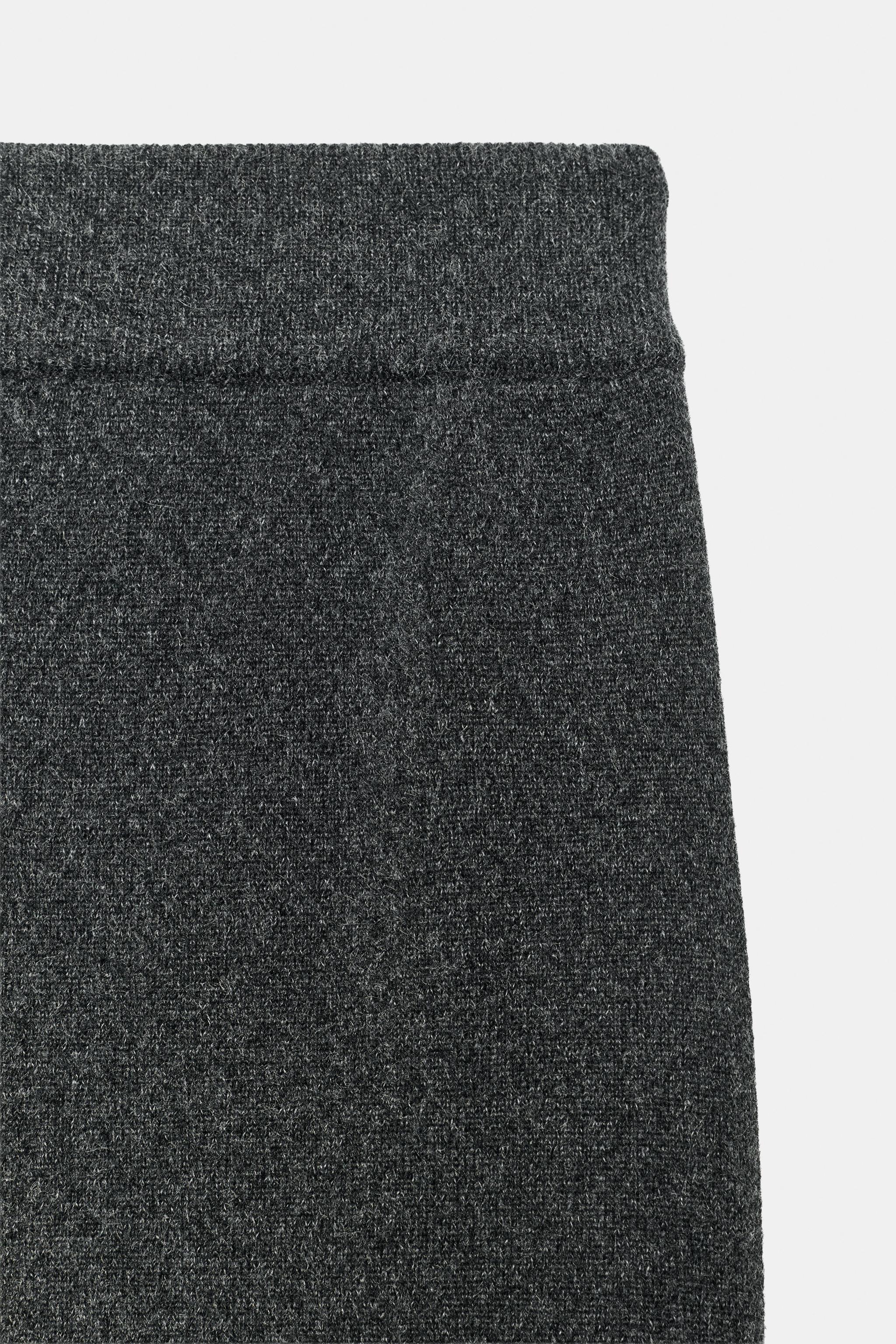 KNIT WIDE-LEG PANTS