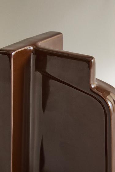 CERAMIC BOOKEND — Brown 2