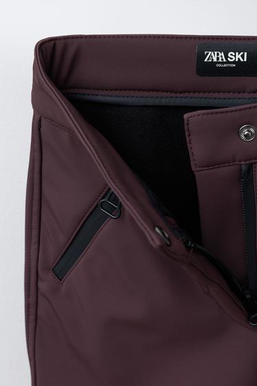 WATER-RESISTANT AND WINDPROOF TROUSERS RECCO® SYSTEM SKI COLLECTION - Brown by Zara - Image 2