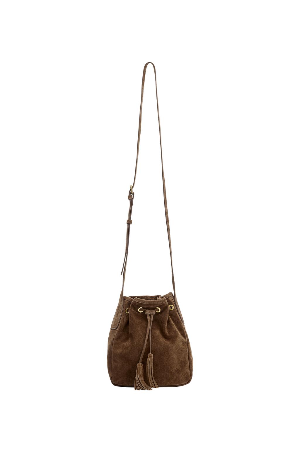 MINI GATHERED LEATHER CROSSBODY BAG - image 4