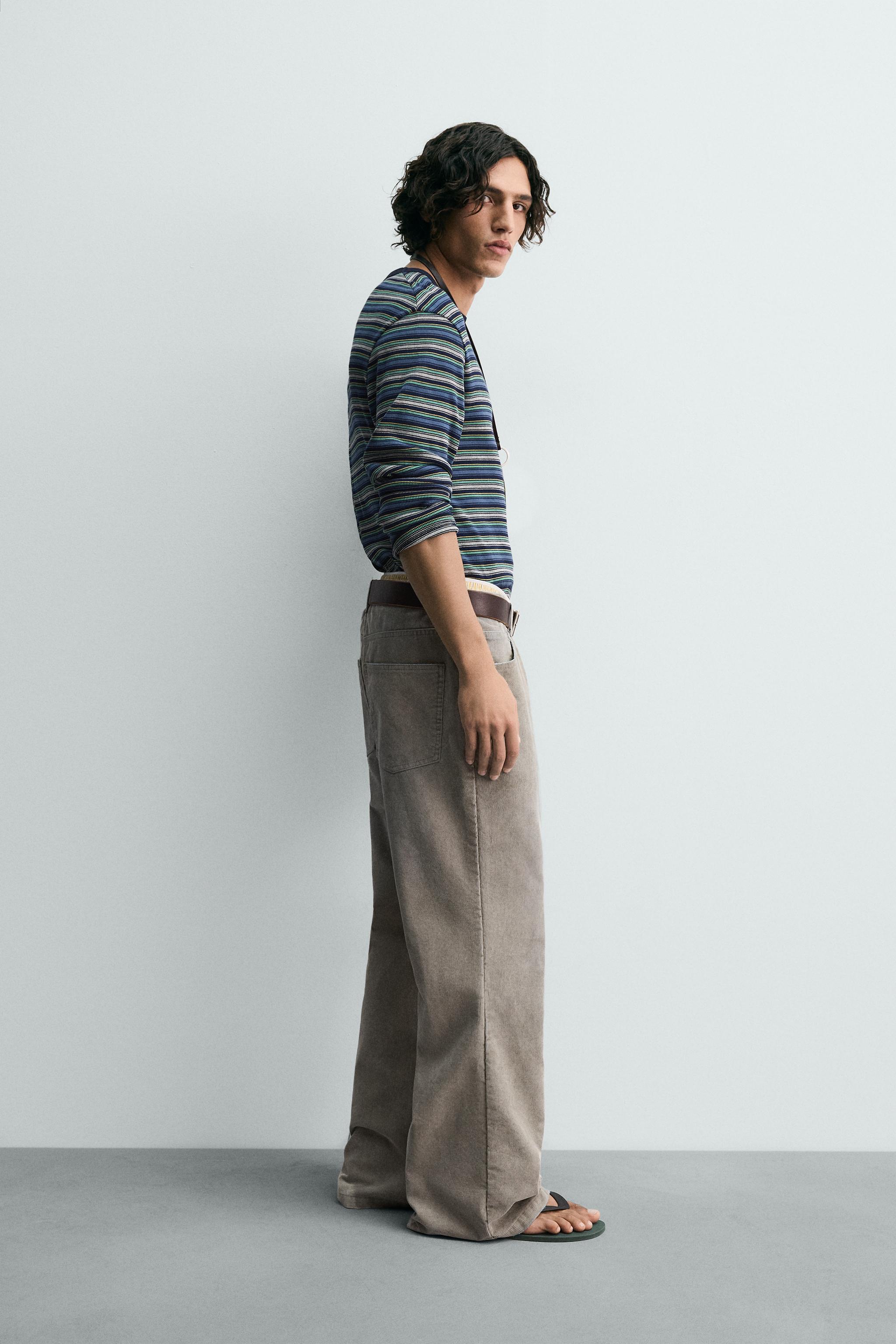 PANTALON FLARE EN VELOURS CÔTELÉ