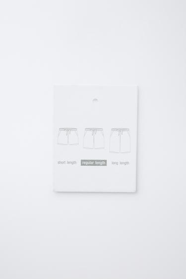 6-14 ANS/ SHORT DE BAIN À FEUILLES - Bleu roi de Zara - Image 4