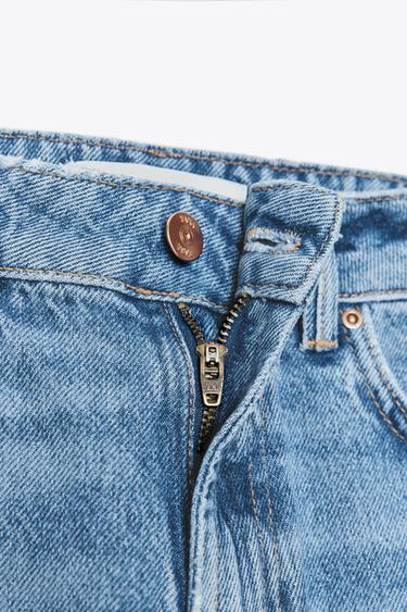 JEAN Z1975 90'S STRAIGHT TAILLE HAUTE CEINTURE - Bleu moyen de Zara - Image 3