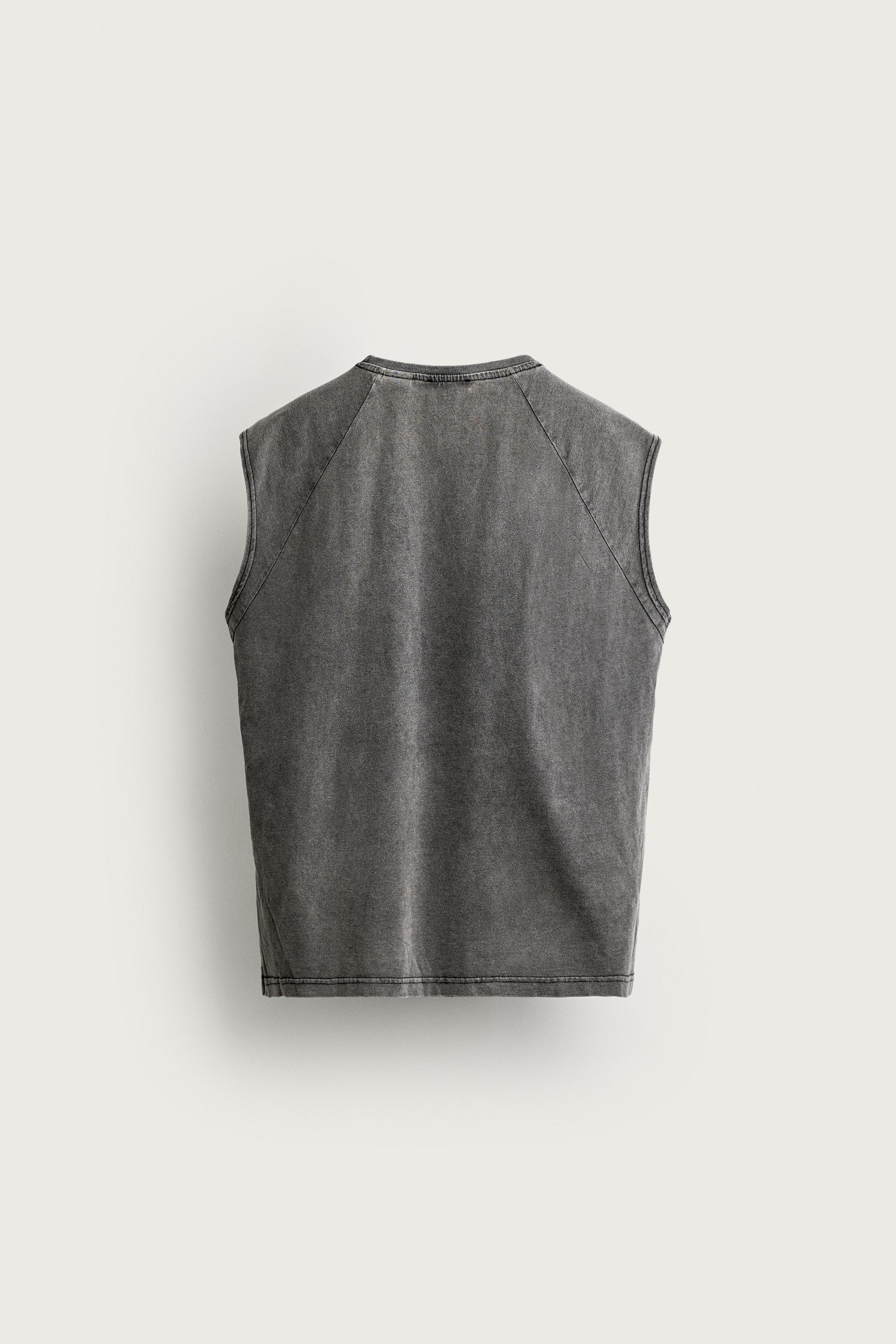 Мужские топы Zara PLANET HOLLYWOOD® GRAPHIC TANK TOP — фото 7