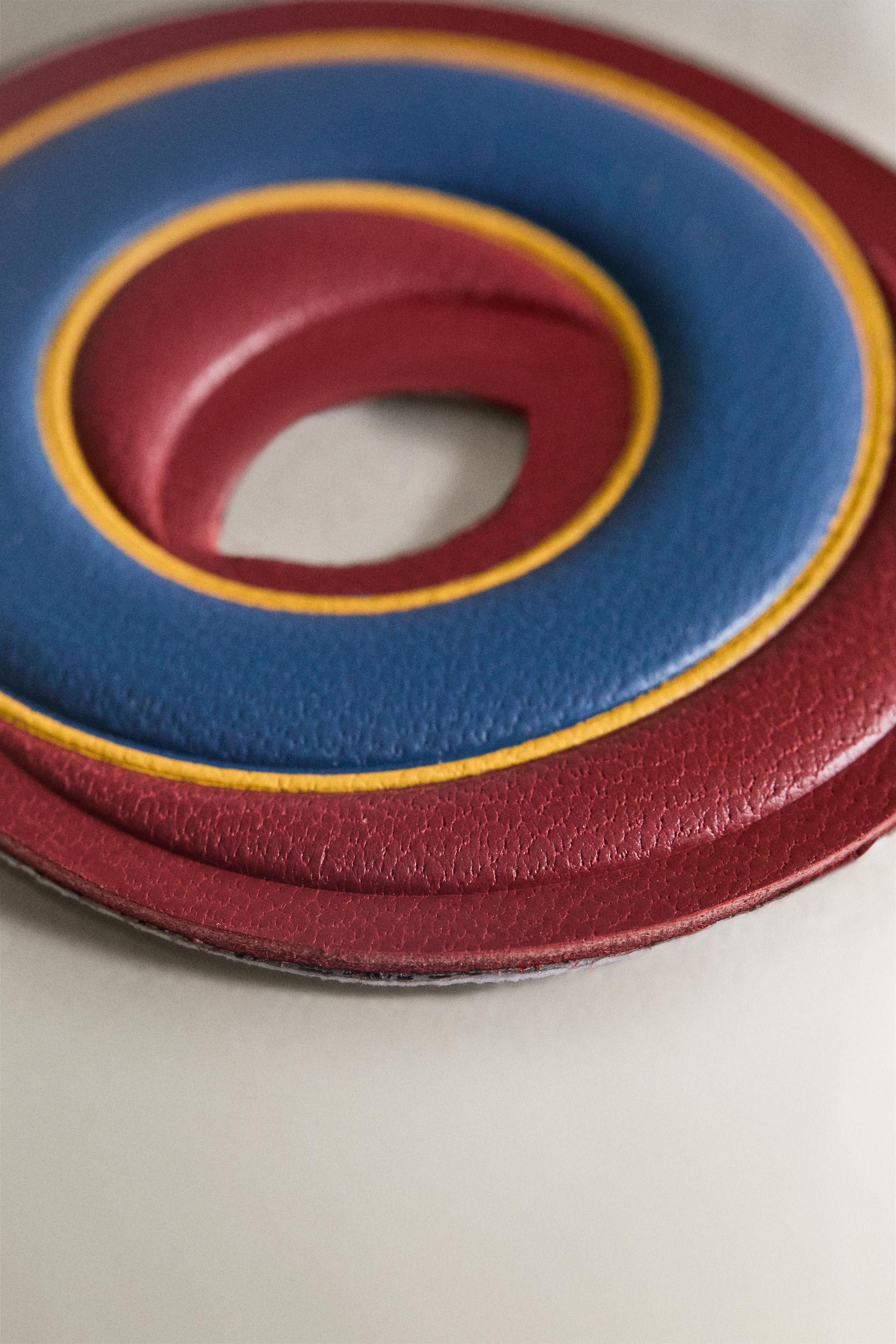 LEATHER LETTER O PATCH