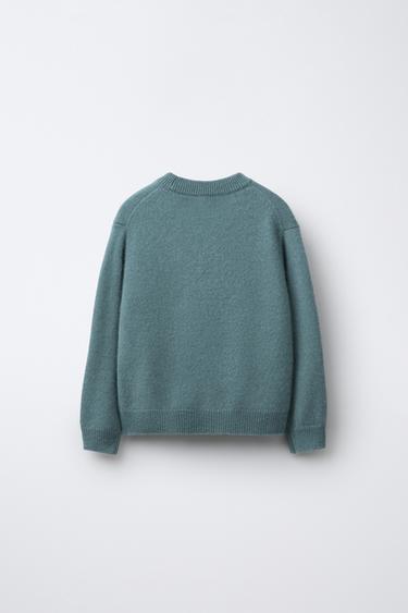 PULL 100 % CACHEMIRE BENSIMON ® X ZARA - bleu-poudré de Zara - Image 1