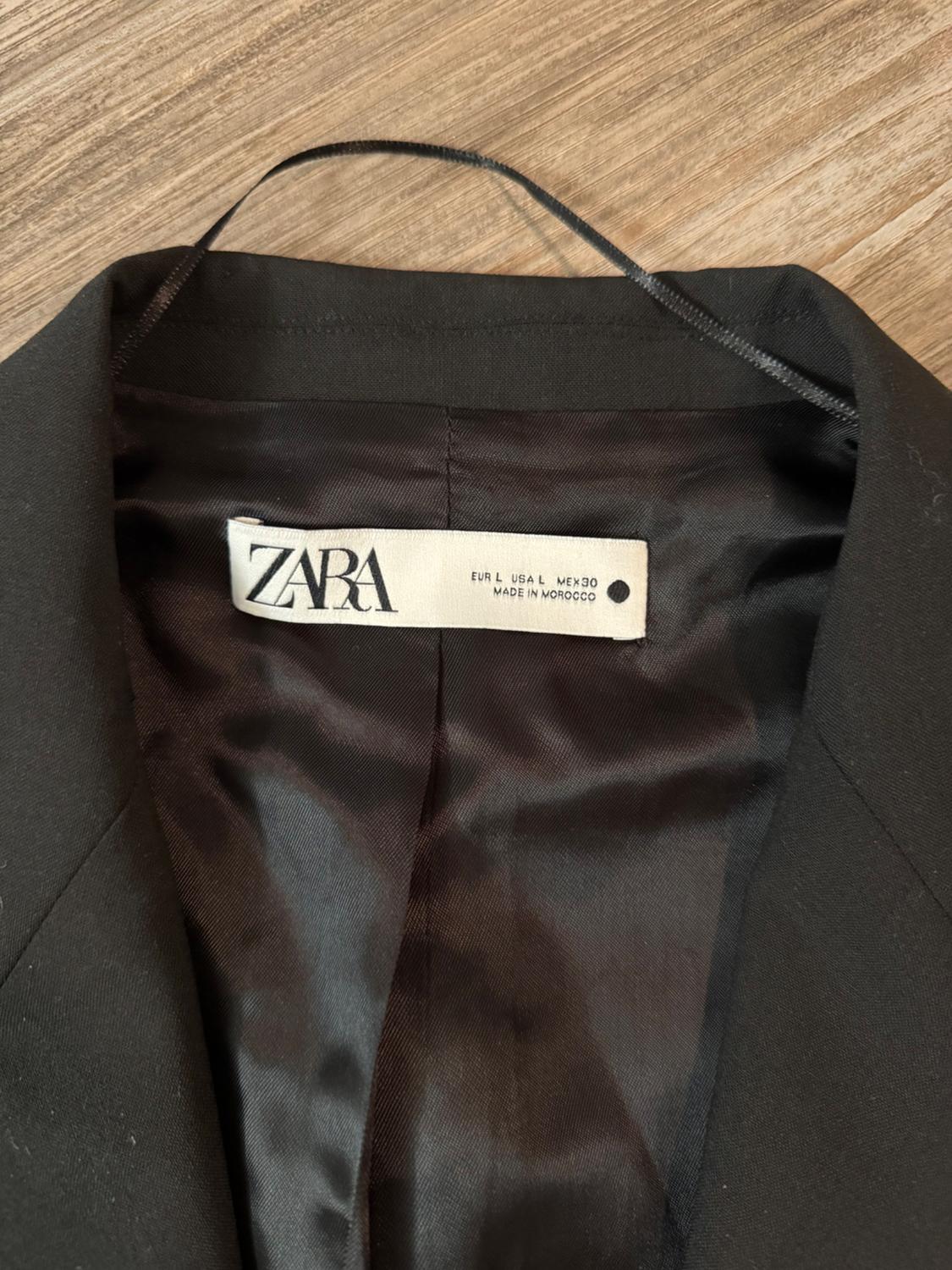 BLAZER RECTA CON LANA ZW COLLECTION - Image 3