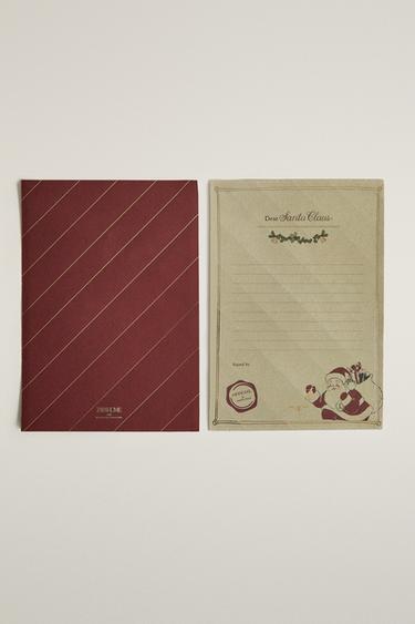 KIDS' A5 FATHER CHRISTMAS LETTER AND CLUTCH SET — Multicoloured 2