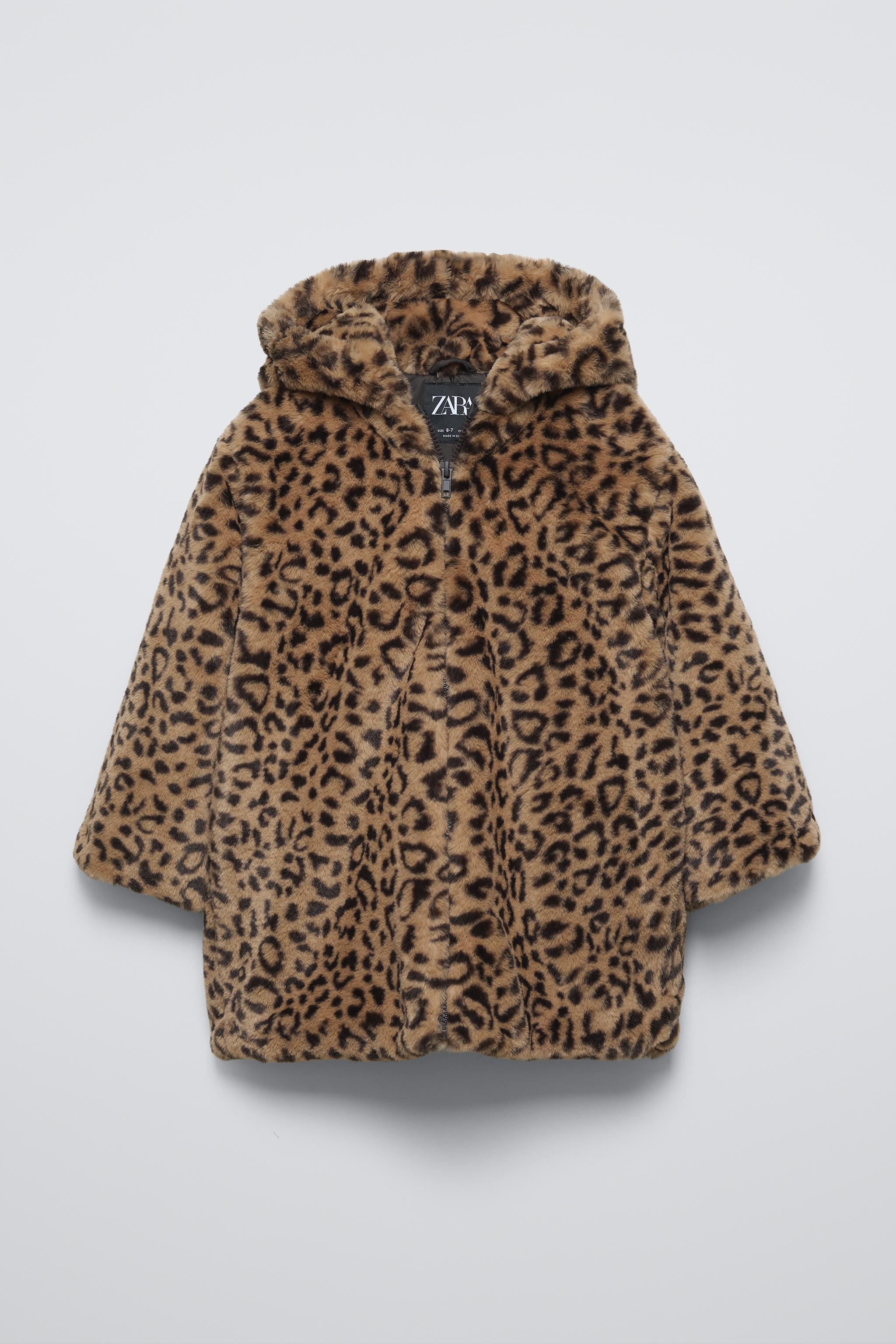 Zara Kids Leopard Print Coat