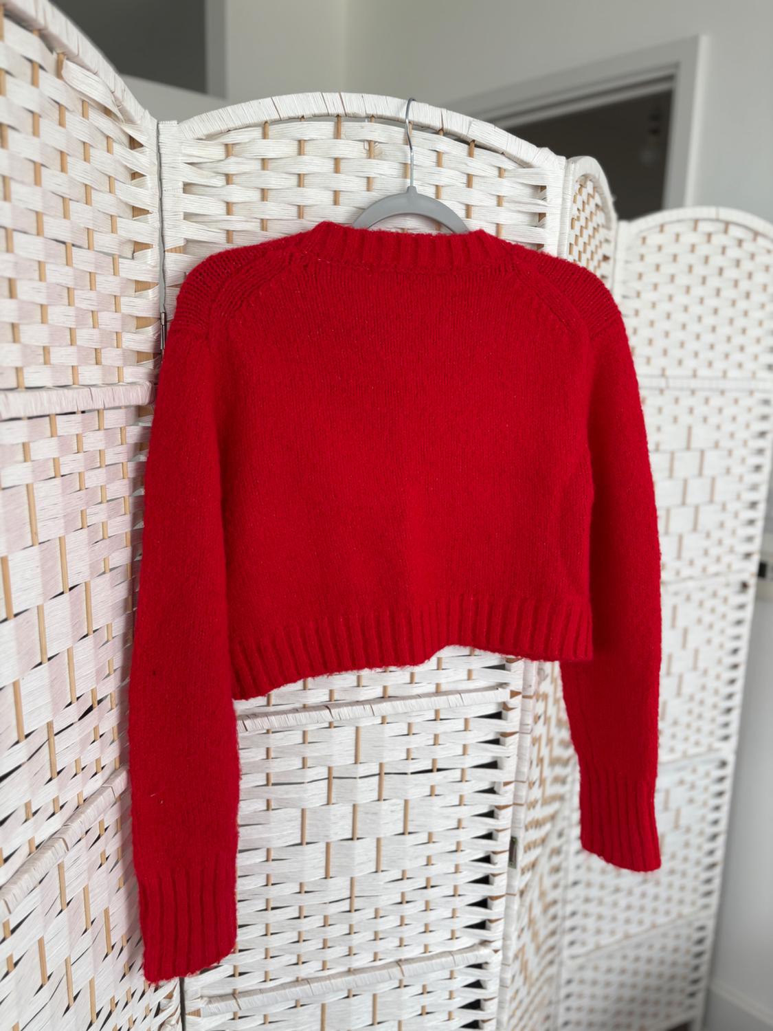 SOFT KNIT CROPPED SWEATER - Image 2