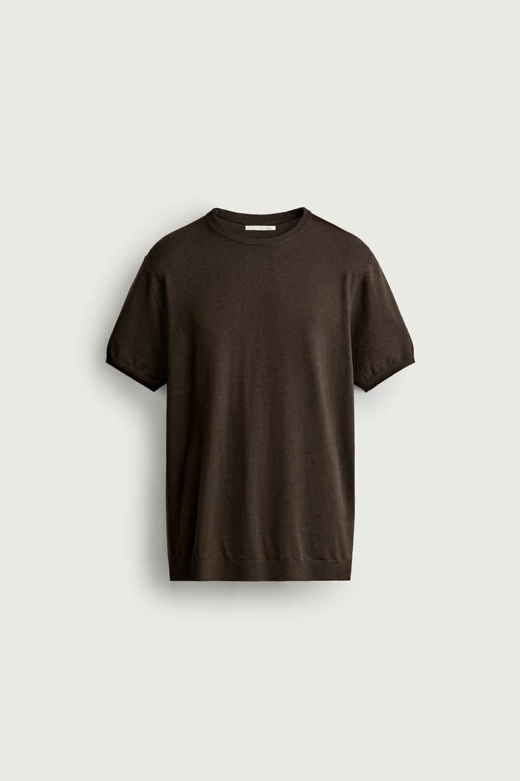 BASIC REGULAR FIT KNIT T-SHIRT