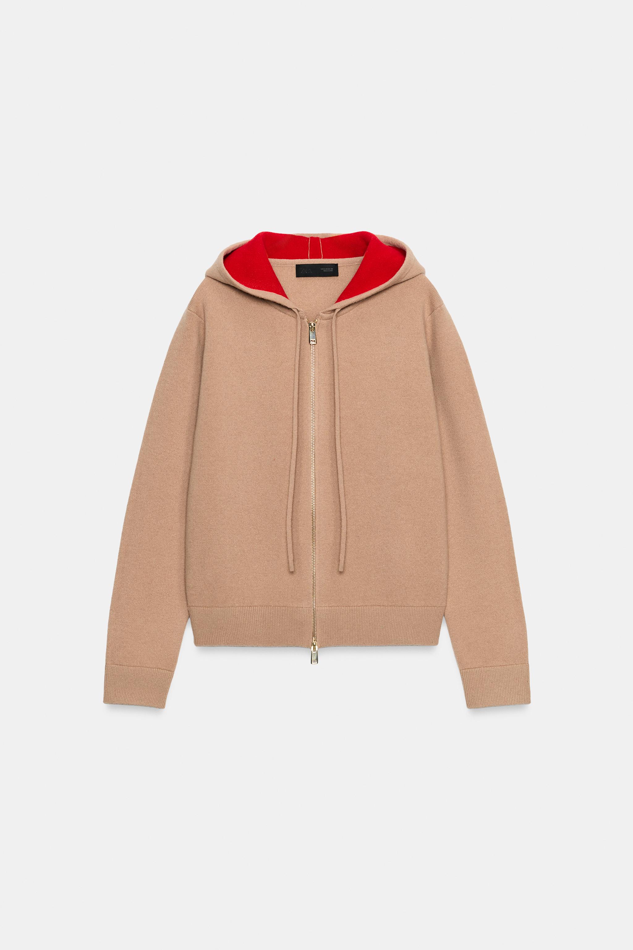 95% WOOL HOODIE JACKET