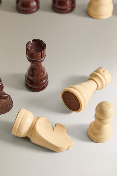 PACK OF CHESS PIECES (PACK OF 32) - Brown by Zara - Image 2