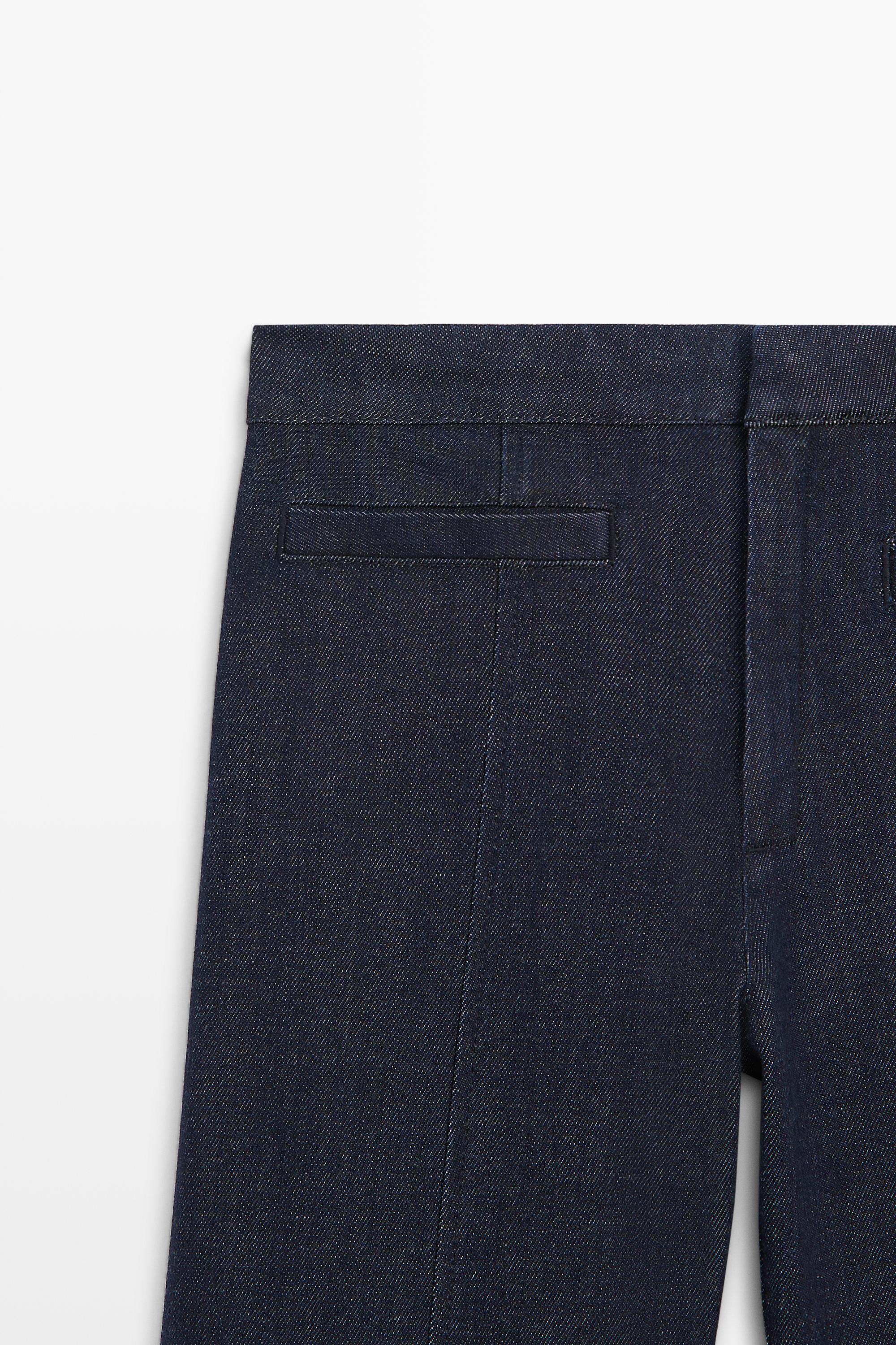 Flare-fit jeans with pocket detail