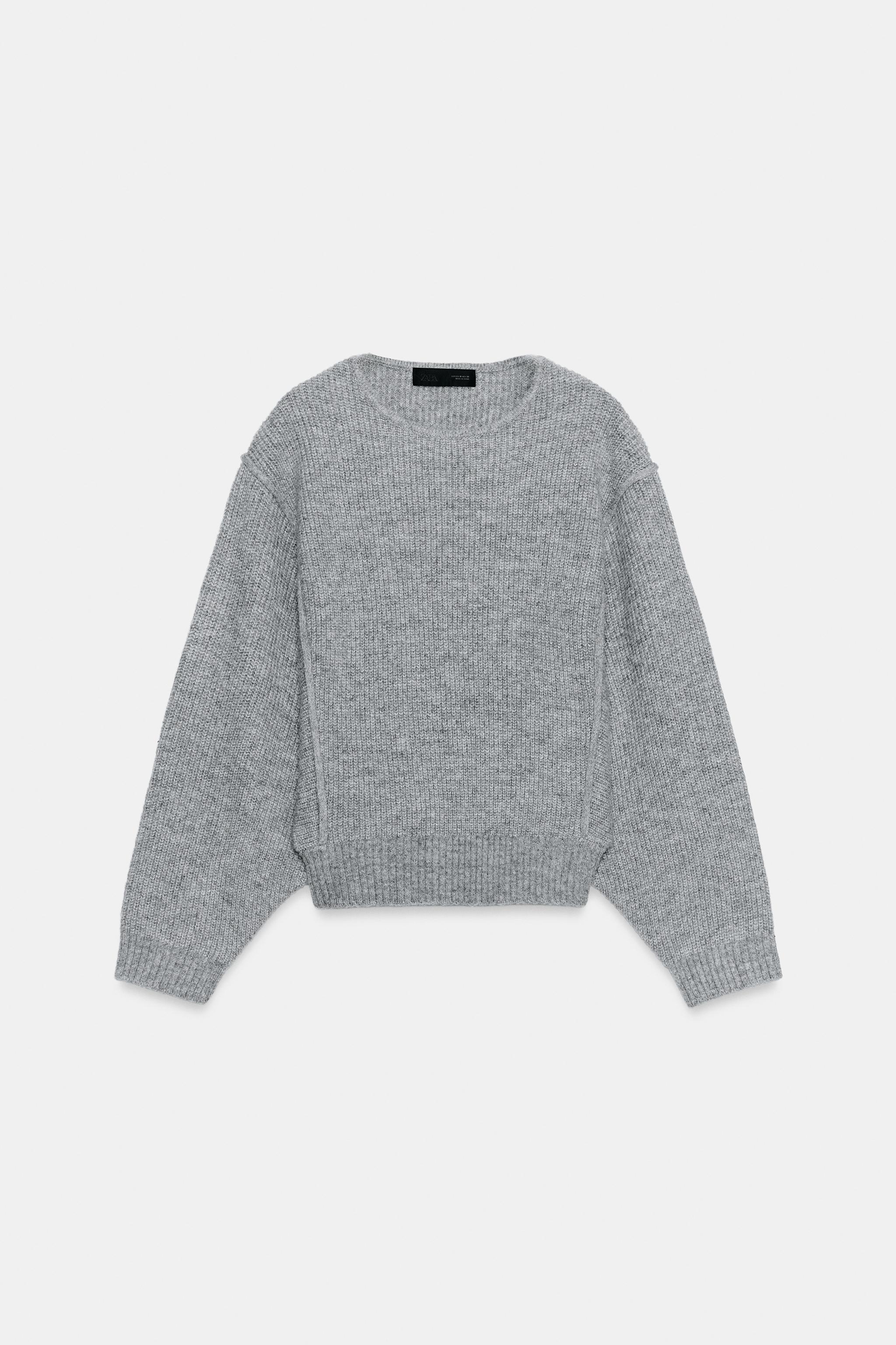 DROP ARMHOLE KNIT SWEATER