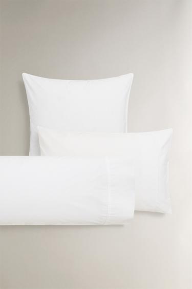 PERCALE PILLOWCASE (300 THREAD COUNT) - Ecru by Zara