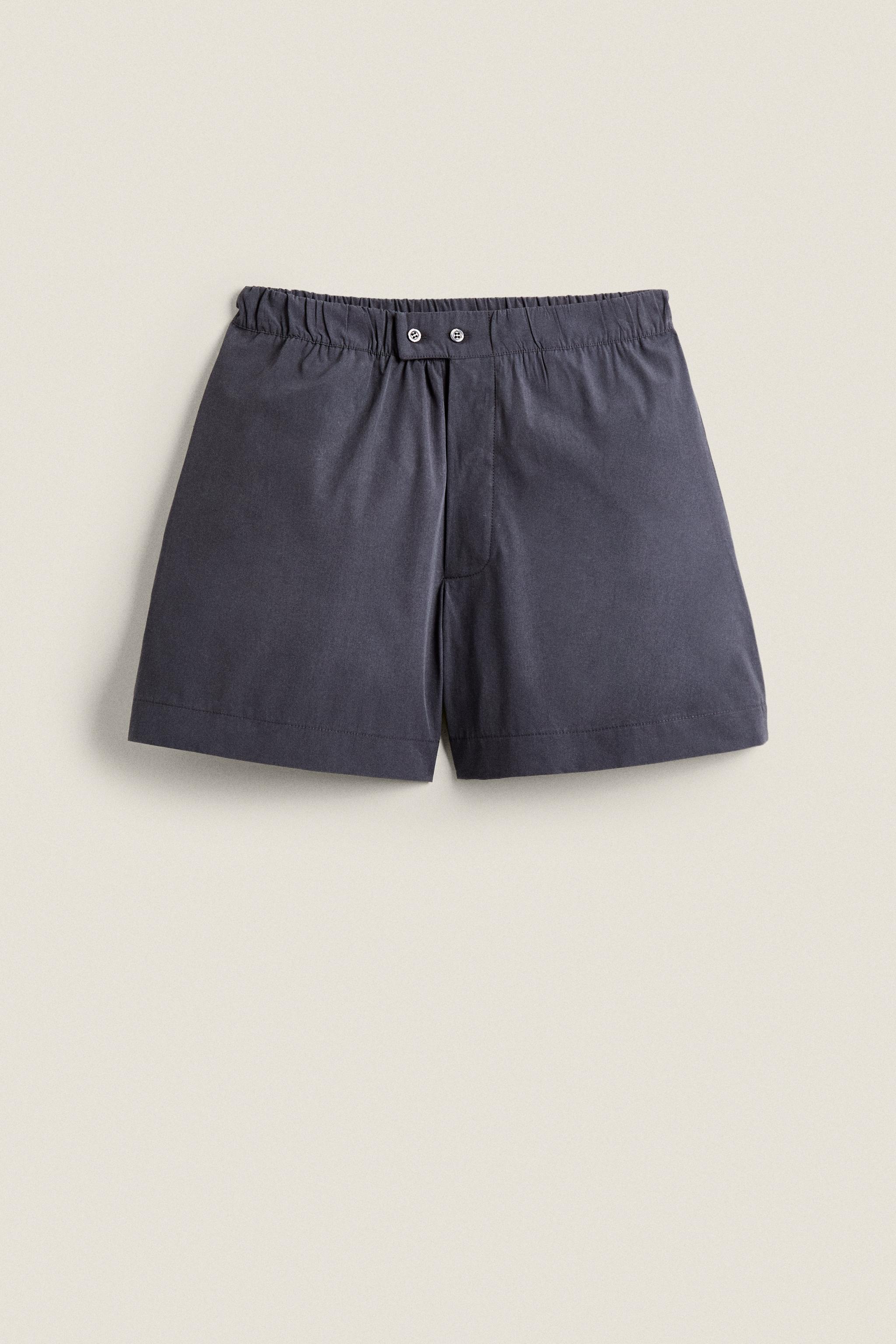 Plain cotton shorts online