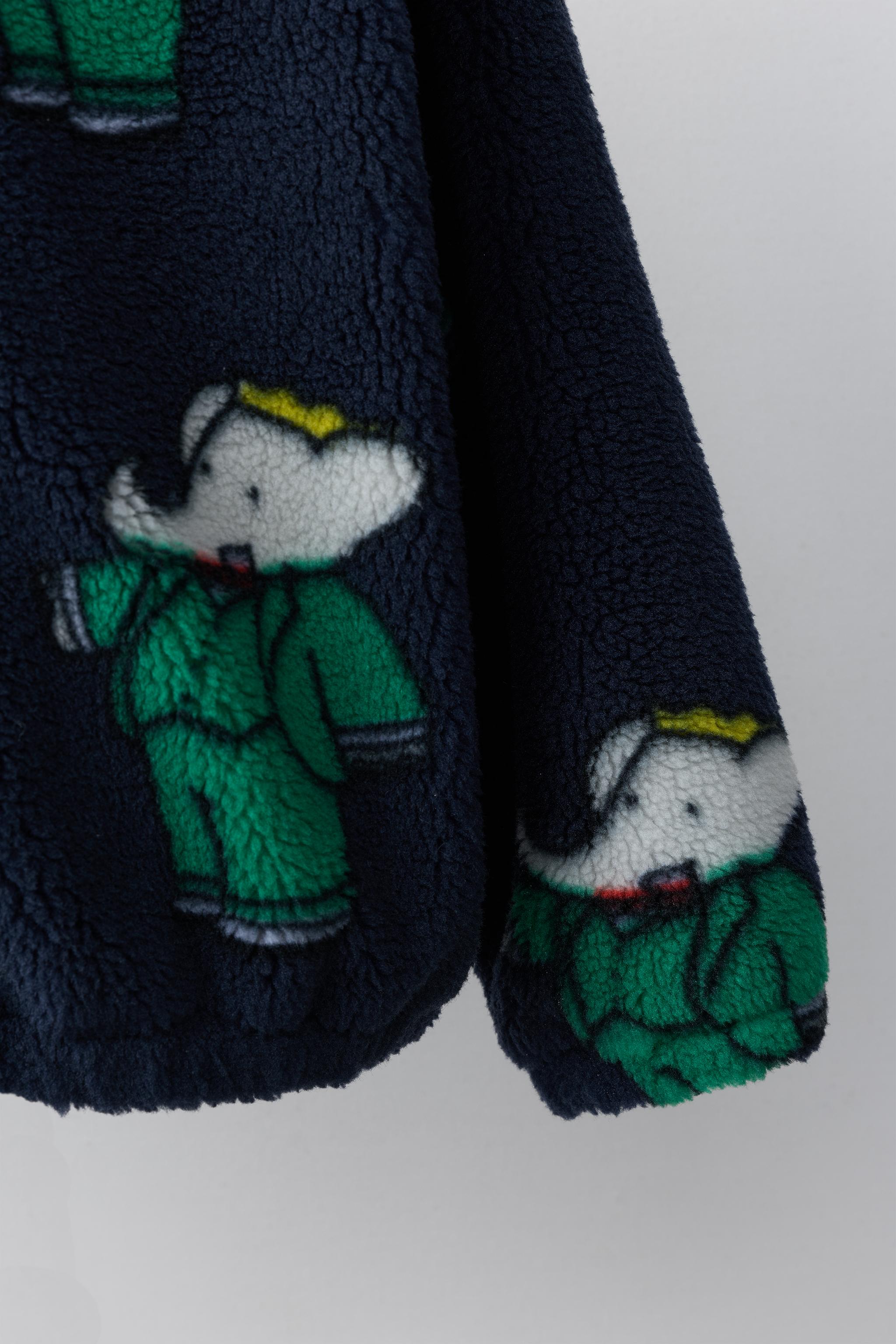BLOUSON EFFET MOUTON IMPRIMÉ BABAR™
