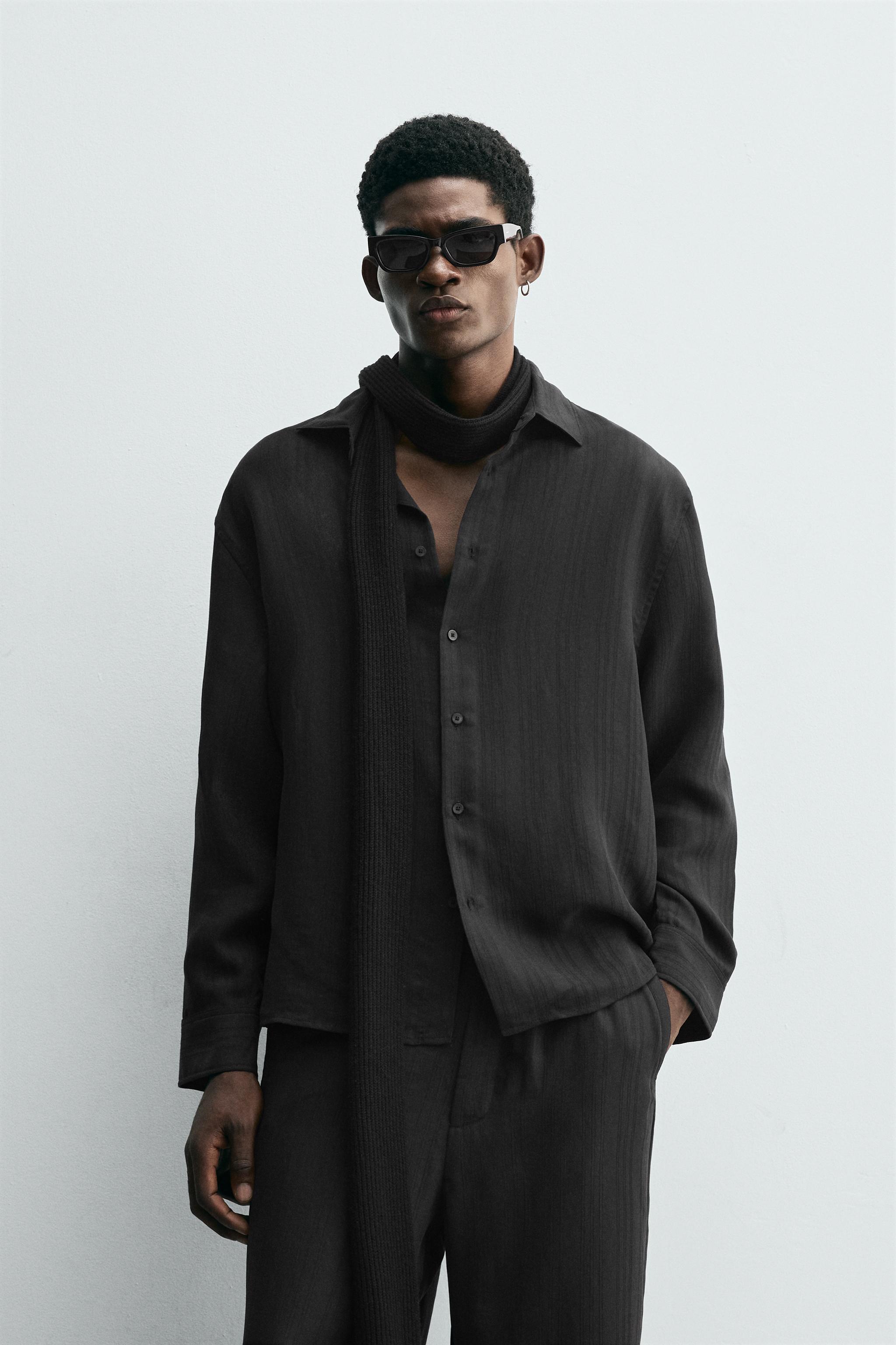 STRIPED JACQUARD SHIRT