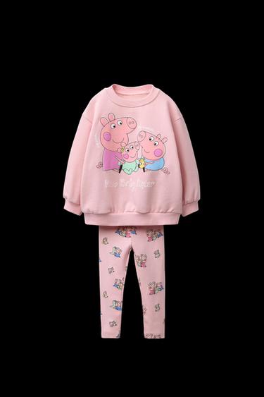 SWEATSHIRT- UND LEGGING-SET PEPPA PIG™ - Rosa von Zara - Bild 0