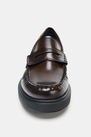 MOCASSINS MASQUE - Bordeaux de Zara - Image 3