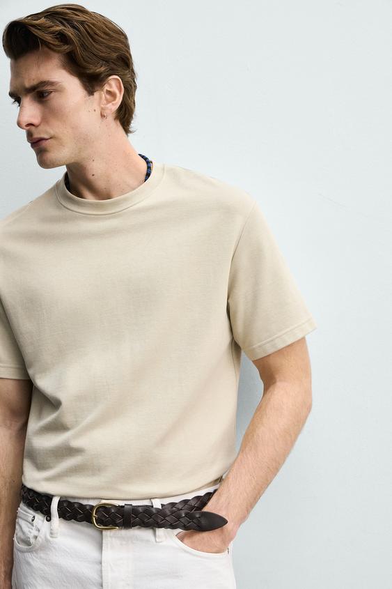BRAIDED LEATHER BELT from Zara - $59.90