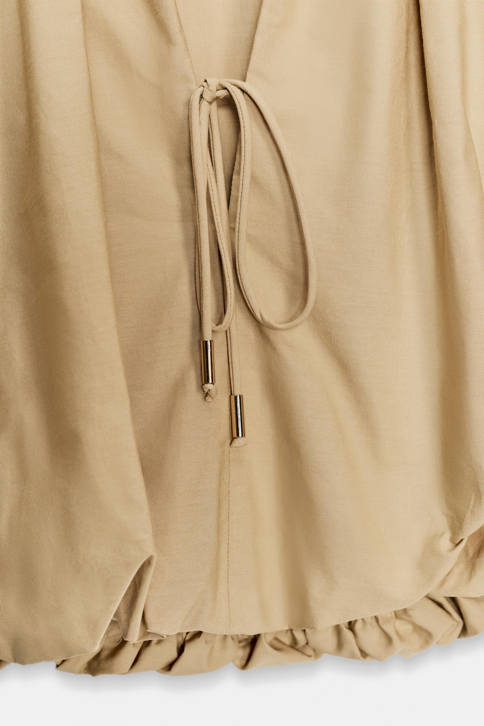 BALLOON POPLIN TOP