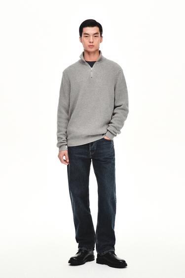 Zara 直筒版牛仔褲 - 藍色