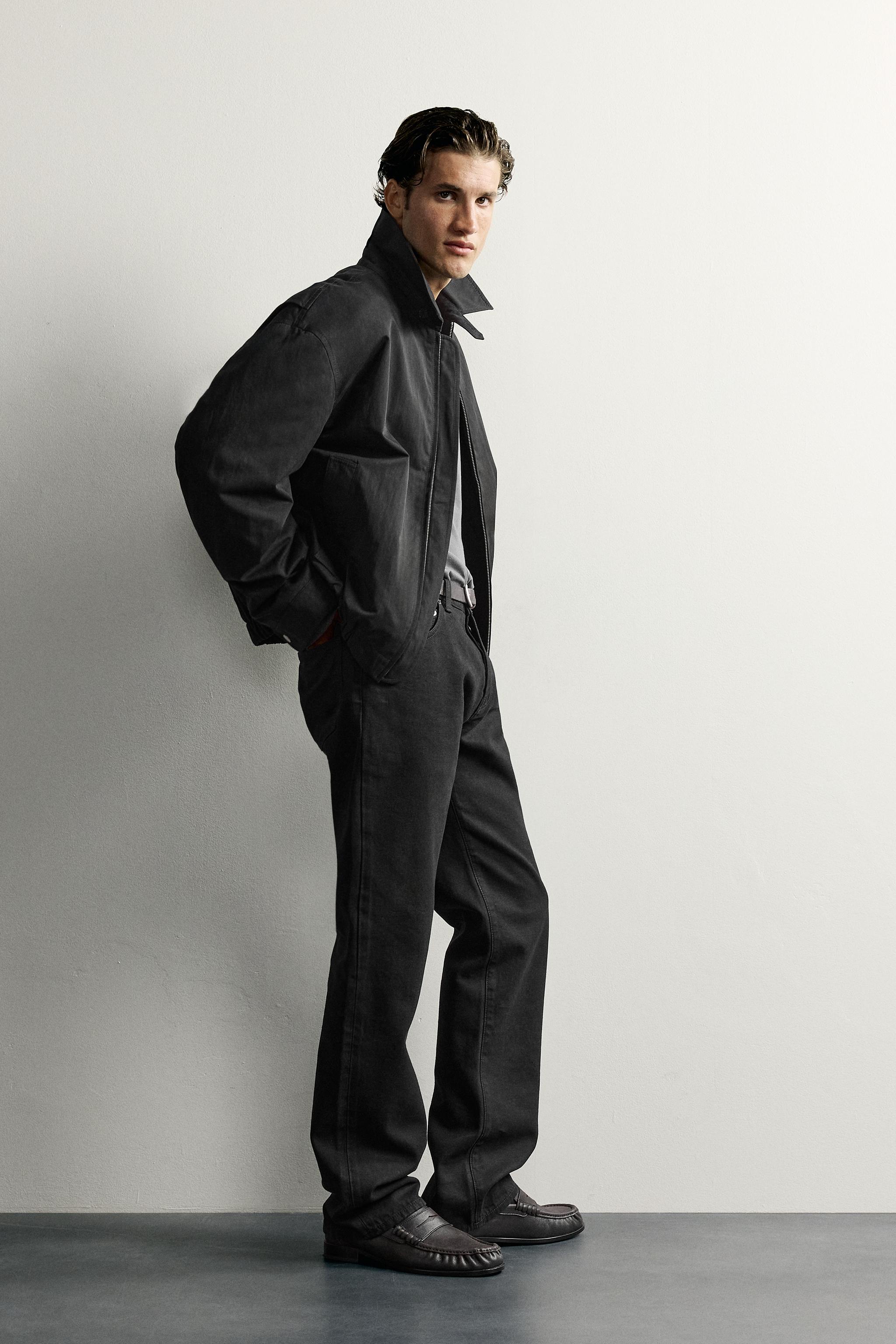 LOW-RISE SLIM STRAIGHT-FIT JEANS