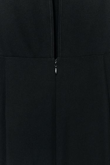 ROBE ASYMÉTRIQUE À FRANGES ZW COLLECTION - Noir de Zara - Image 11