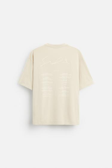 T-SHIRT À INSCRIPTION BRODÉE - Pierre de Zara - Image 7