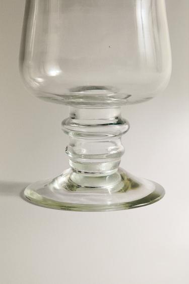 GOBLET GLASS VASE - Greenish by Zara - Image 3