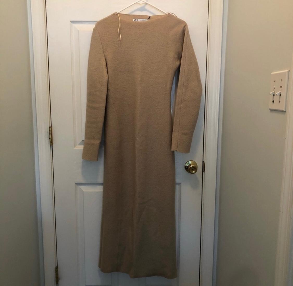 BOUCLÉ WOOL DRESS ZW COLLECTION - Image 5