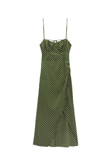 VESTIDO CORSETERO ESTAMPADO LUNARES