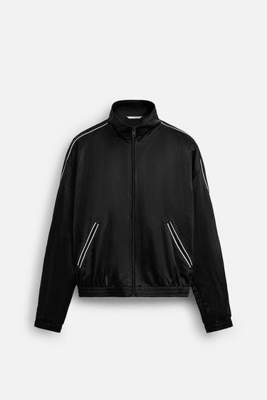 EMBROIDERED BOMBER JACKET© OTIS KWAME KYE QUAICOE - Black by Zara - Image 7