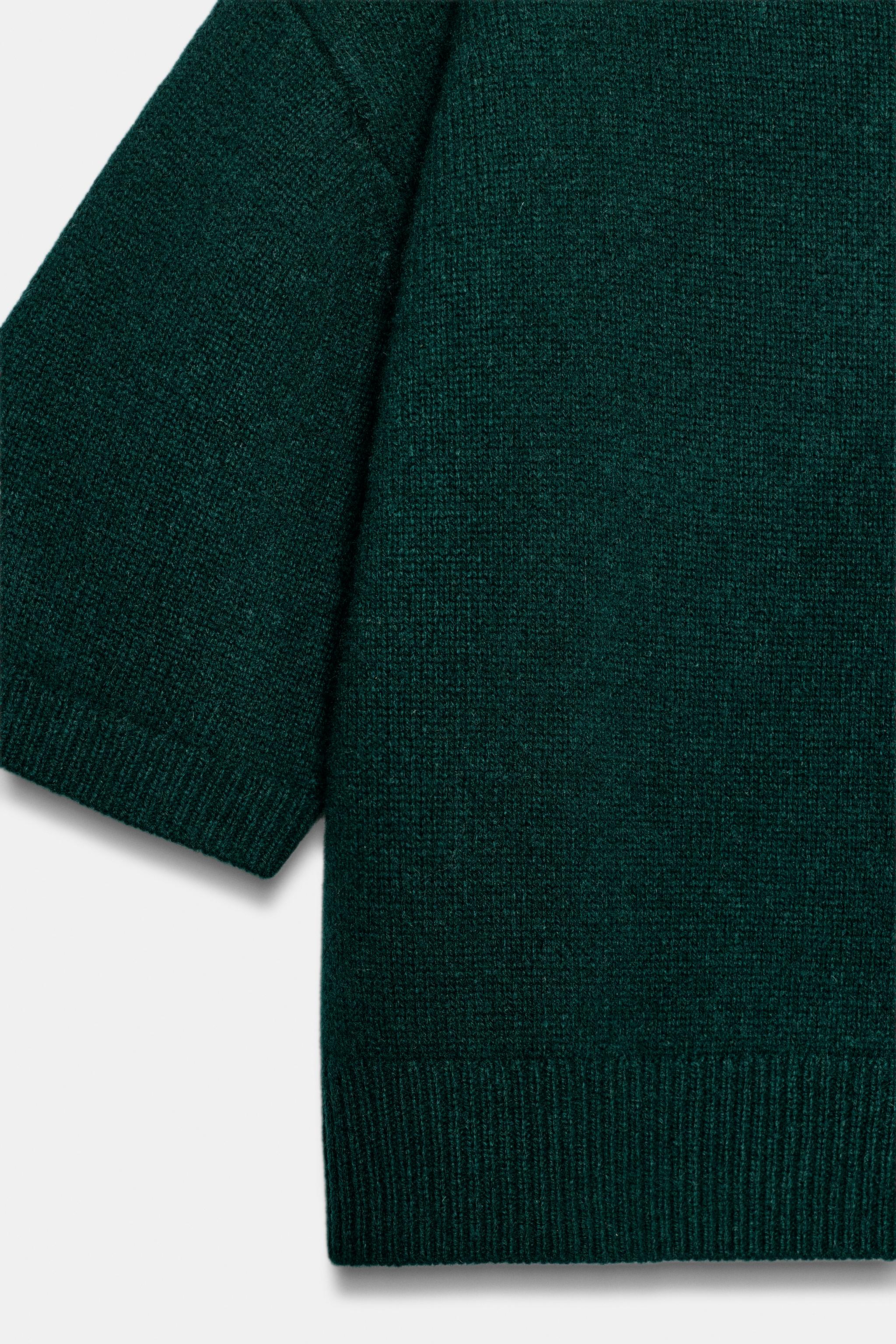 100% WOOL SHORT-SLEEVE VOLUME JUMPER