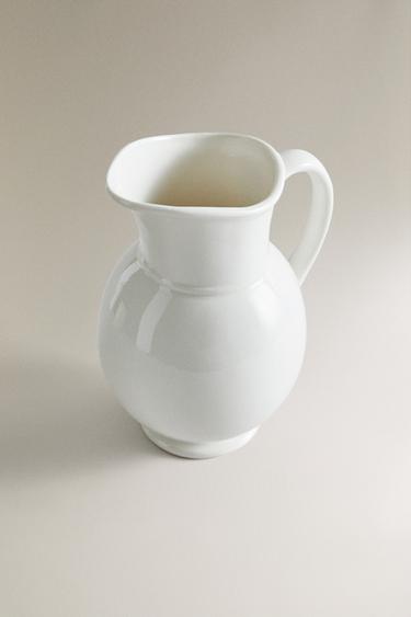 CERAMIC JUG - White by Zara - Image 1