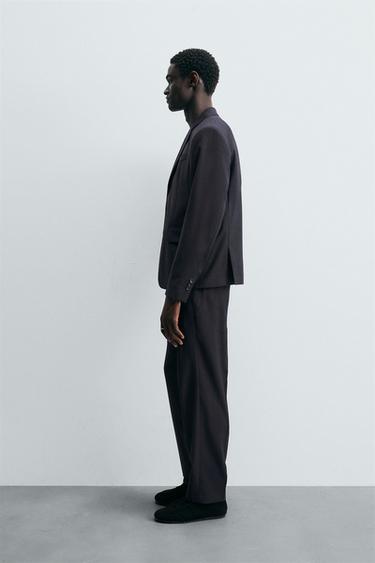PANTALÓN TRAJE LIMITED EDITION - Marino de Zara