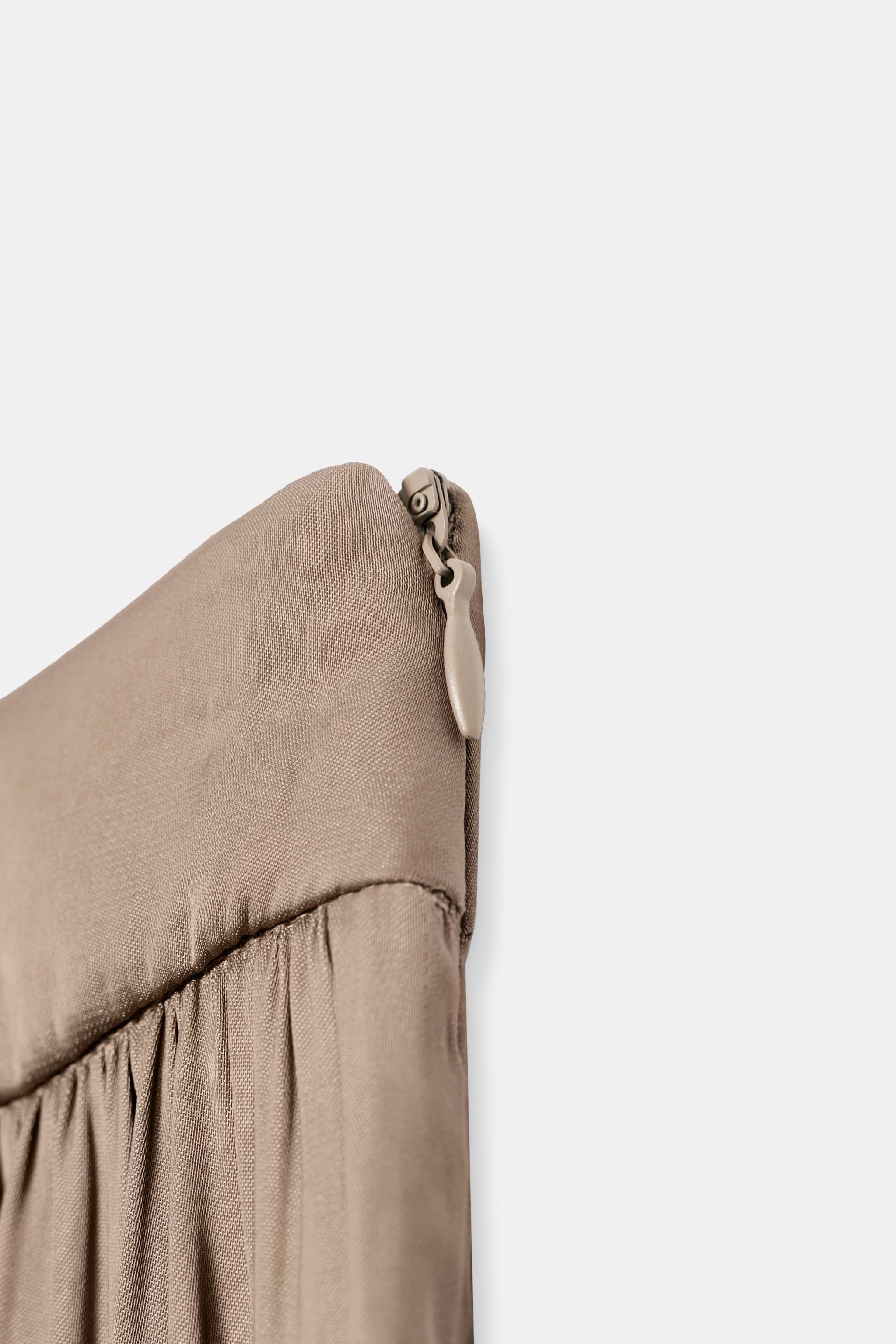 Женские брюки Zara SATIN EFFECT BALLOON PANTS — фото 5