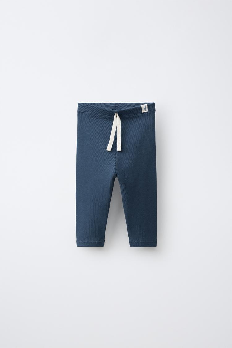 Legging rib etiqueta