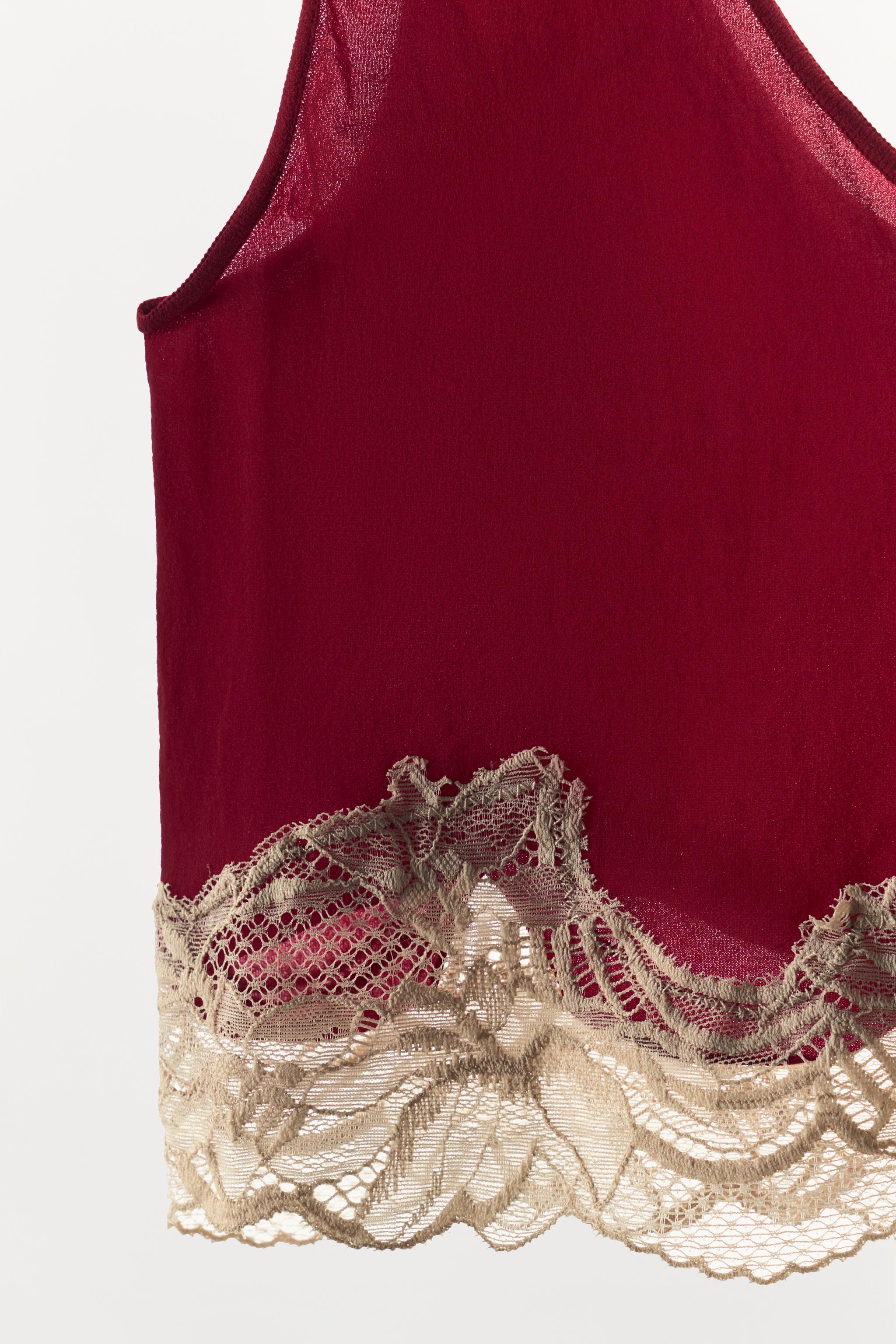 SOUTIEN-GORGE BANDEAU SEMI-DENTELLE