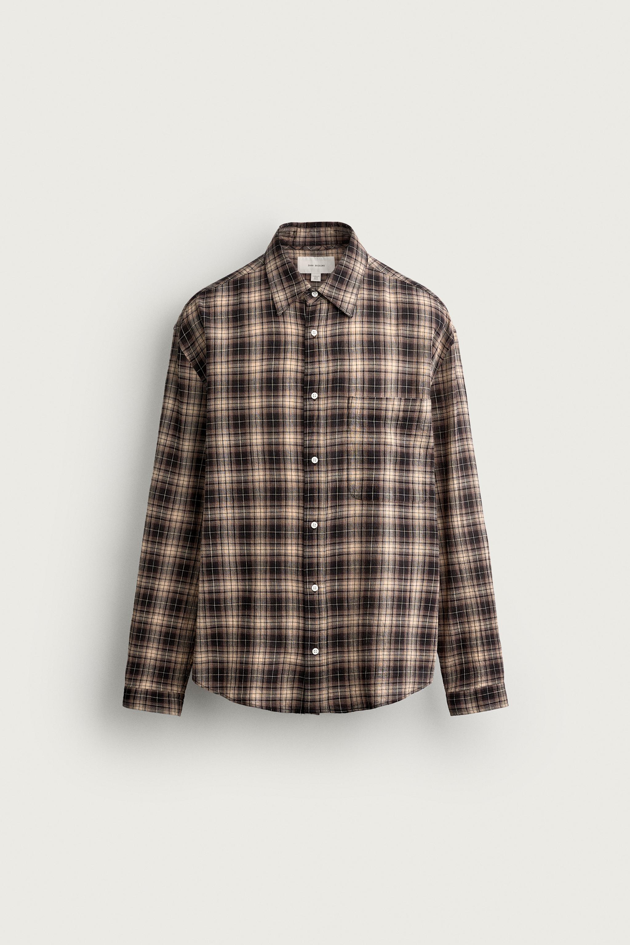 CHEMISE COUPE DÉCONTRACTÉE À CARREAUX
