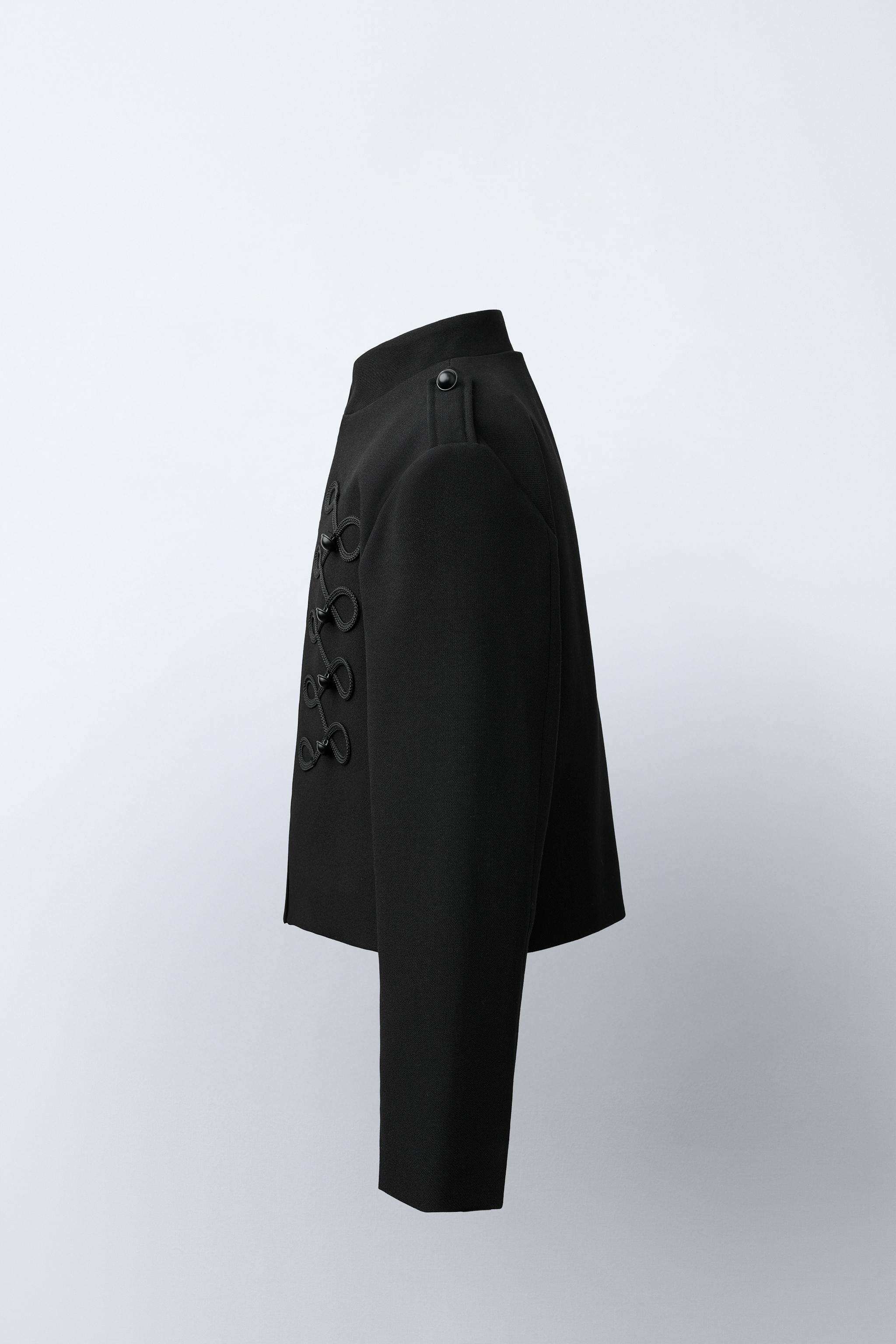 Детские куртки Zara FITTED BUTTON JACKET — фото 6