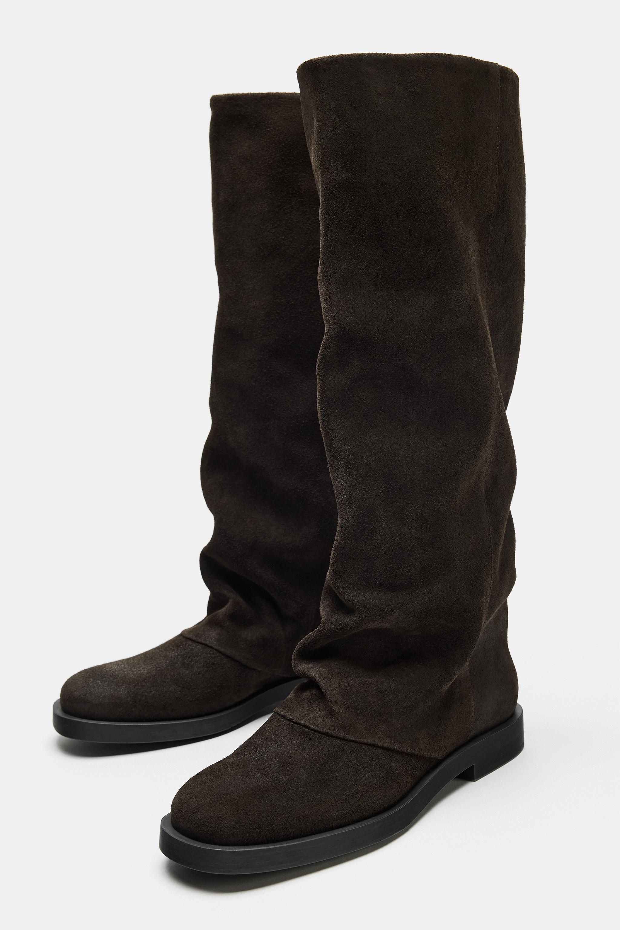 SUEDE HIGH BOOTS