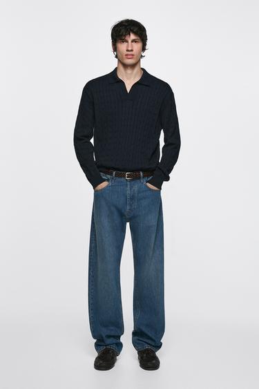 Zara Slim fit cropped jeans - Blue - Image 0