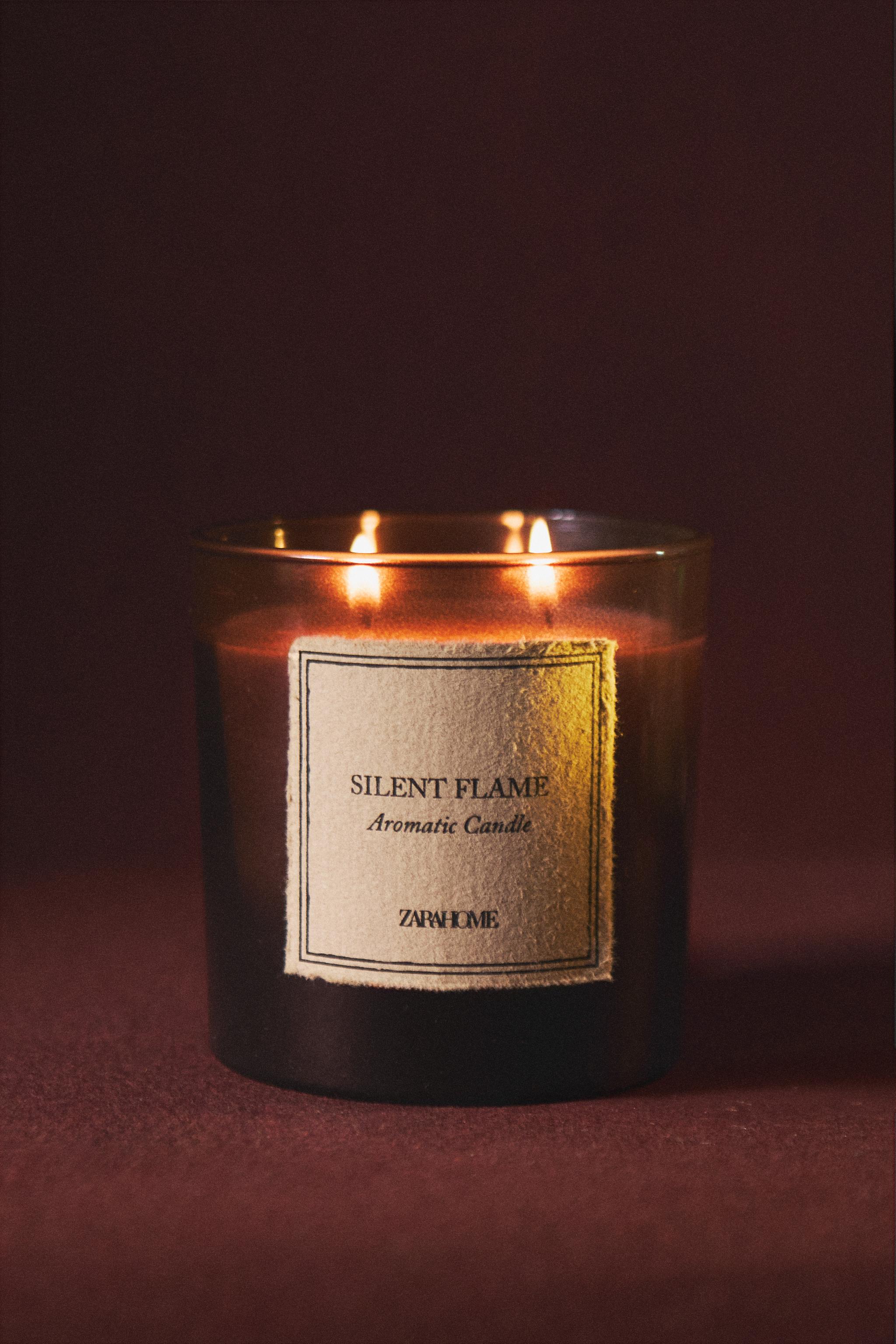 (350 G) SILENT FLAME SCENTED CANDLE