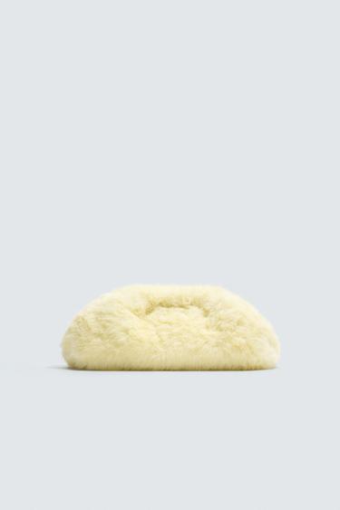 Zara HARRY LAMBERT FOR ZARA x DISNEY 人造皮草信封包 - 白色