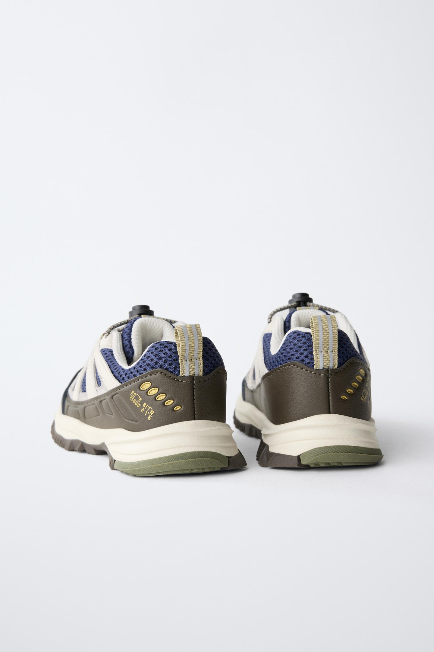 Детские кроссовки Zara Technical Mesh, цвет: Разноцветный — фото 7