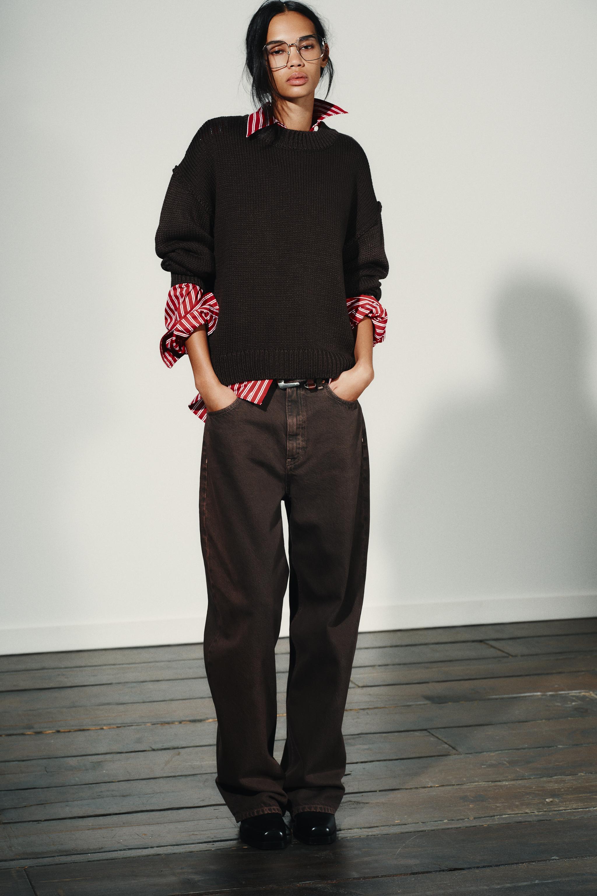 ZARA スカルプト　ハイウエスト　ジーンズ　デニム　sheller 08228224427-p.jpg?ts=